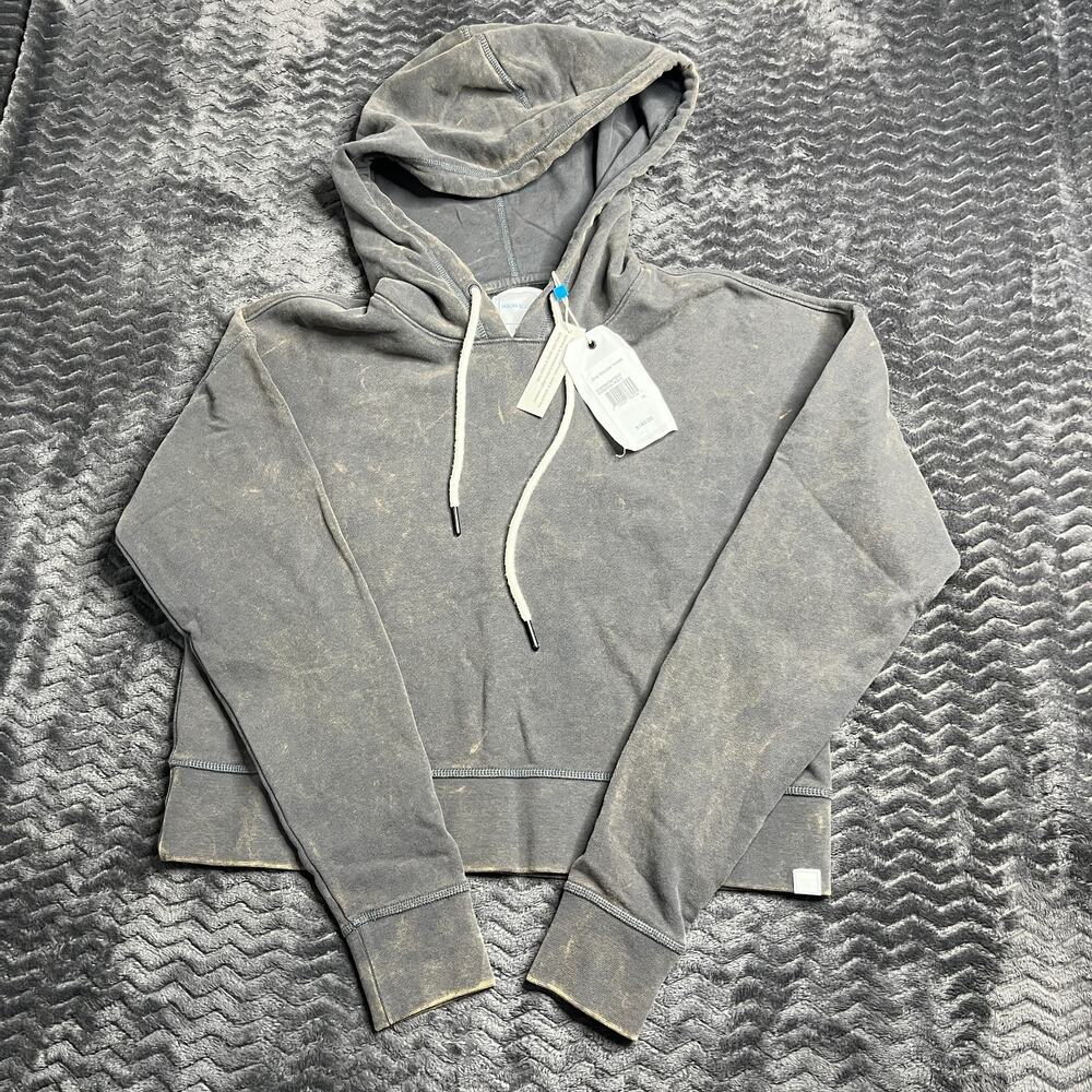 Jason Scott Women Drop Shoulder charcoal Hoodie Long Sleeve size XS NWT